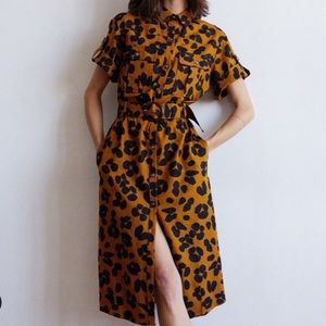 Who What Wear Animal Print Dress